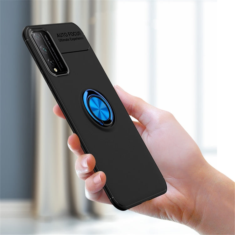 For Huawei Honor 4T Pro Metal Ring Holder 360 Degree Rotating TPU Case