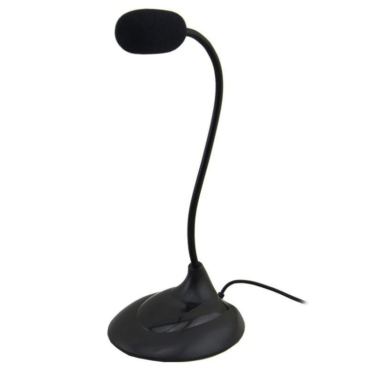MK200 Flexible Stand Mini Studio Speech Microphone 3.5mm Plug Gooseneck Mic Wired Microphone Voice Chat