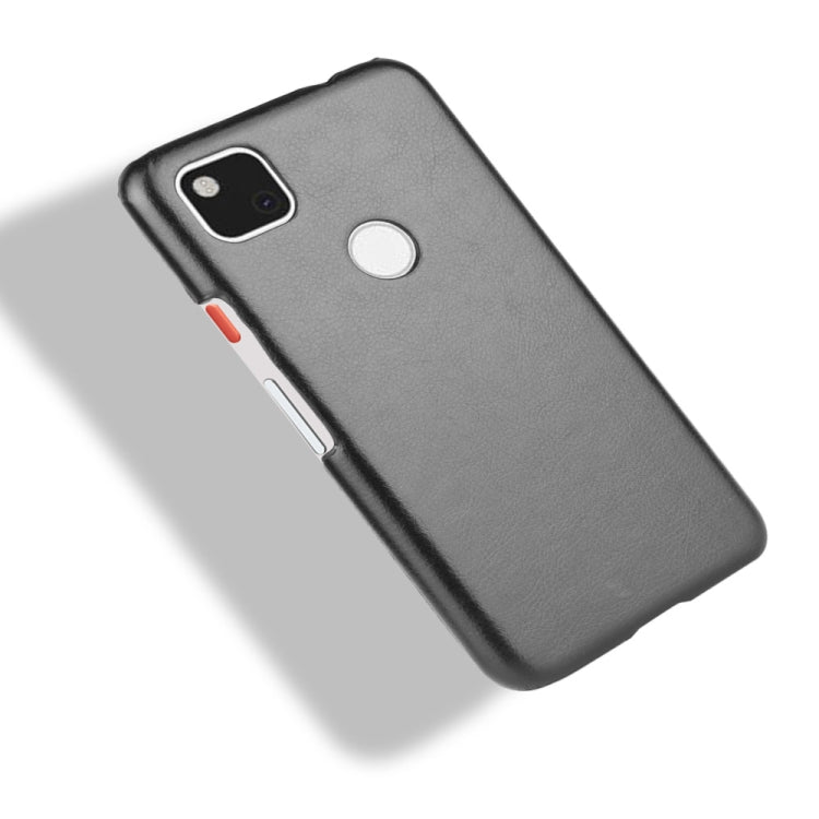 For Google Pixel 4a Shockproof Litchi Texture PC + PU Case
