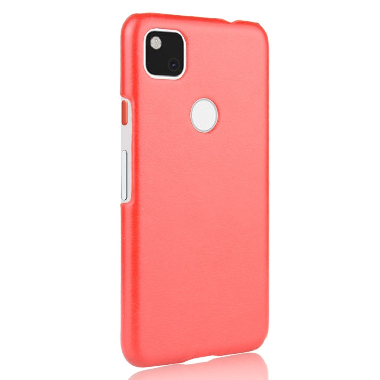 For Google Pixel 4a Shockproof Litchi Texture PC + PU Case