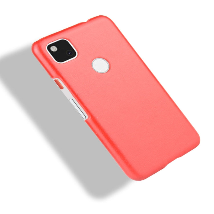 For Google Pixel 4a Shockproof Litchi Texture PC + PU Case