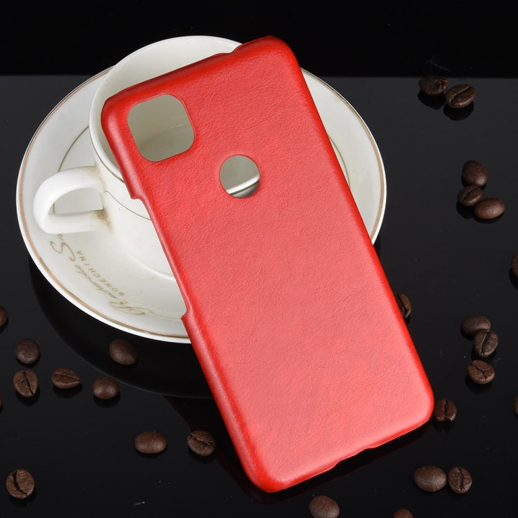 For Google Pixel 4a Shockproof Litchi Texture PC + PU Case