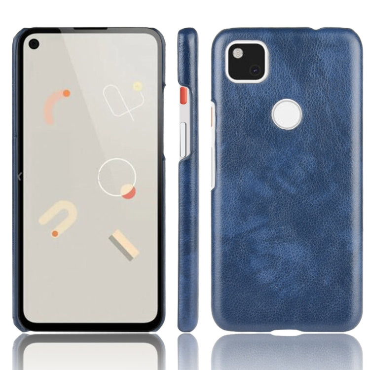 For Google Pixel 4a Shockproof Litchi Texture PC + PU Case