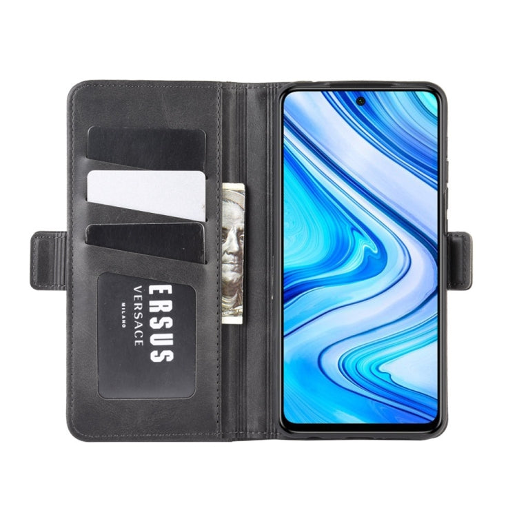 For Xiaomi Redmi Note 9 Pro Dual-side Magnetic Buckle Horizontal Flip Leather Case with Holder & Card Slots & Wallet