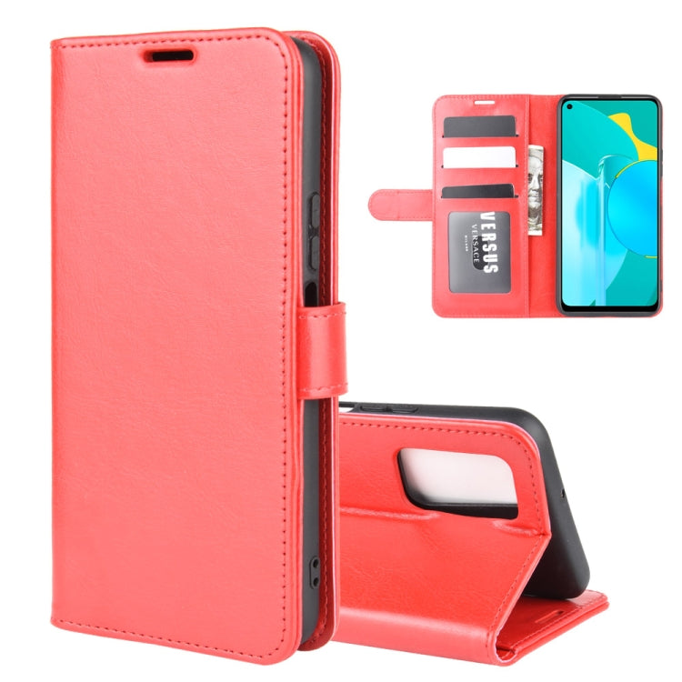 For Huawei Honor 30S R64 Texture Single Horizontal Flip Protective Case with Holder & Card Slots & Wallet& Photo Frame