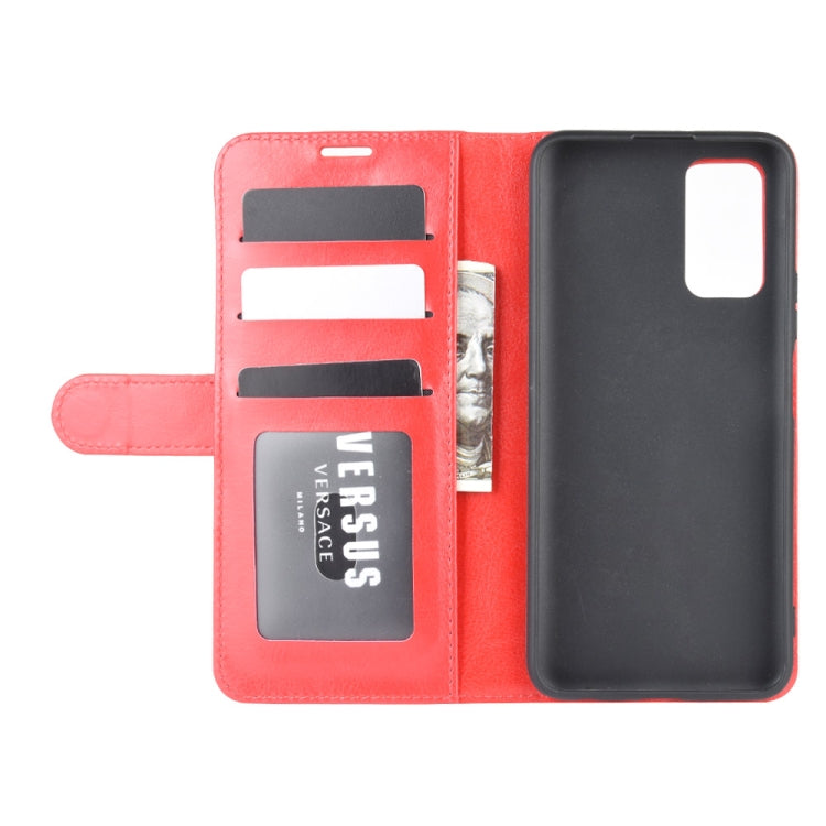 For Huawei Honor 30S R64 Texture Single Horizontal Flip Protective Case with Holder & Card Slots & Wallet& Photo Frame