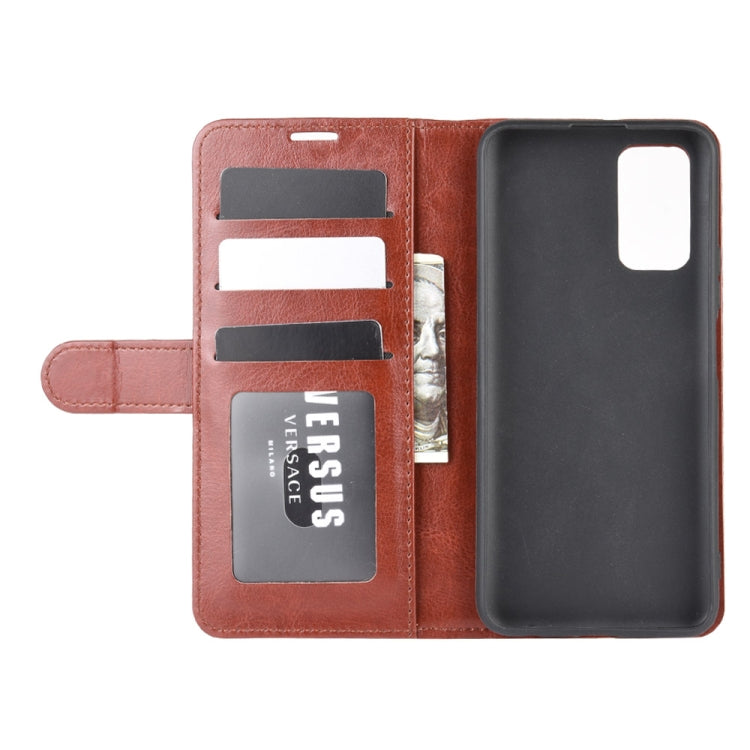For Huawei Honor 30S R64 Texture Single Horizontal Flip Protective Case with Holder & Card Slots & Wallet& Photo Frame