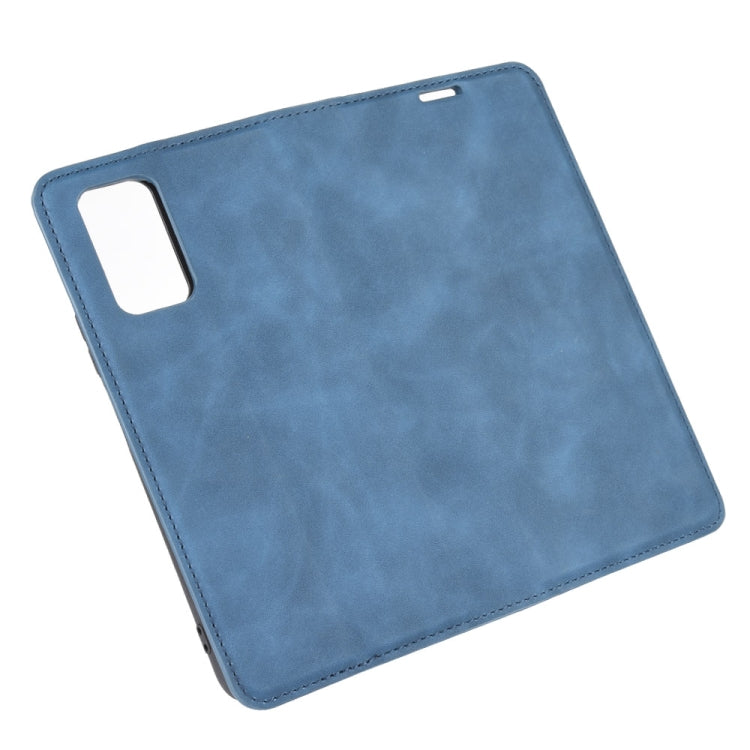 For Huawei Honor 30S Retro-skin Business Magnetic Suction Leather Case with Holder & Card Slots & Wallet