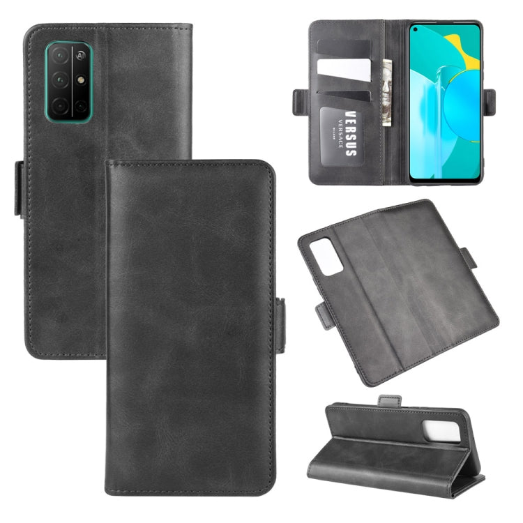 For Huawei Honor 30S Dual-side Magnetic Buckle Horizontal Flip Leather Case with Holder & Card Slots & Wallet