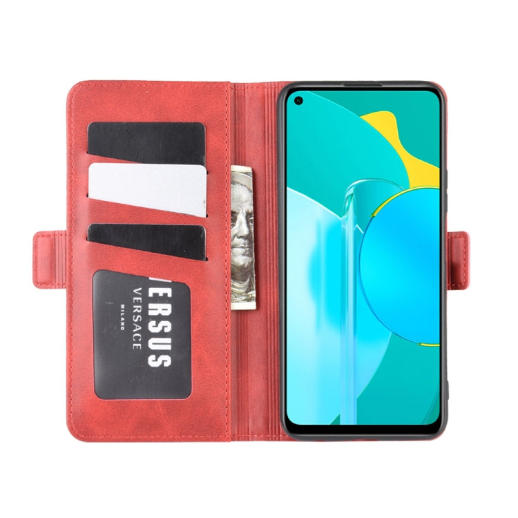 For Huawei Honor 30S Dual-side Magnetic Buckle Horizontal Flip Leather Case with Holder & Card Slots & Wallet