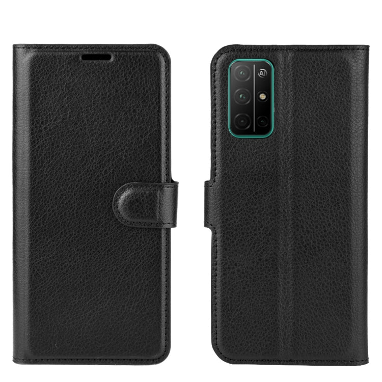 For Huawei Honor 30S Litchi Texture Horizontal Flip Protective Case with Holder & Card Slots & Wallet