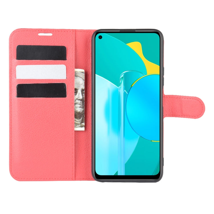 For Huawei Honor 30S Litchi Texture Horizontal Flip Protective Case with Holder & Card Slots & Wallet