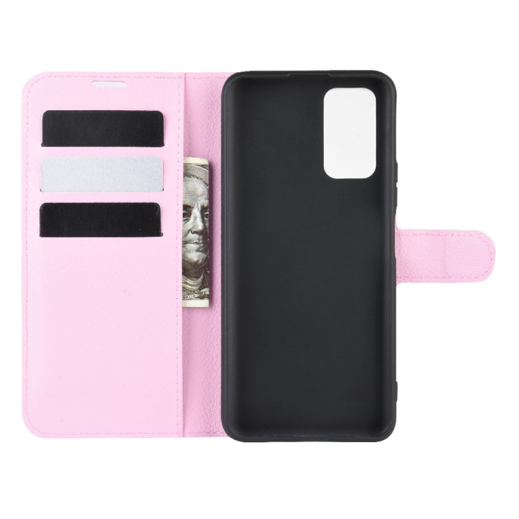 For Huawei Honor 30S Litchi Texture Horizontal Flip Protective Case with Holder & Card Slots & Wallet