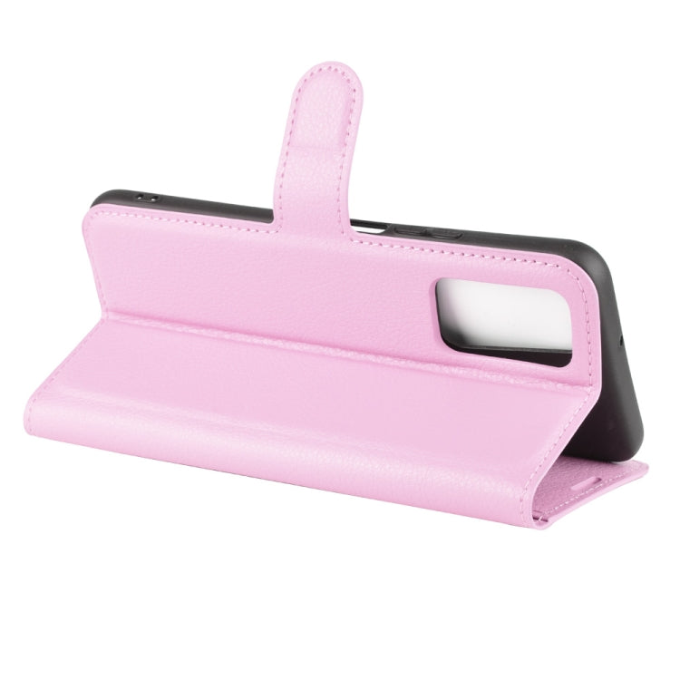 For Huawei Honor 30S Litchi Texture Horizontal Flip Protective Case with Holder & Card Slots & Wallet