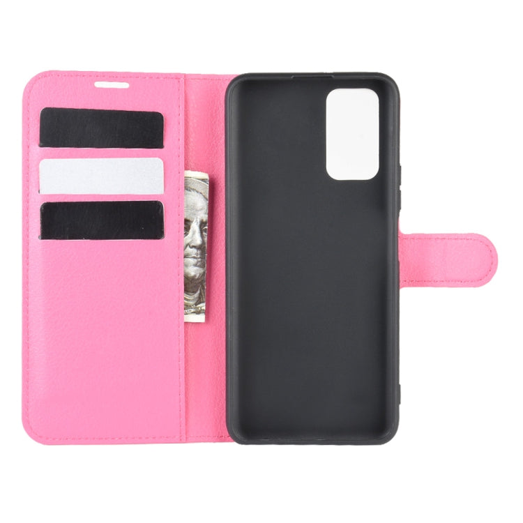 For Huawei Honor 30S Litchi Texture Horizontal Flip Protective Case with Holder & Card Slots & Wallet
