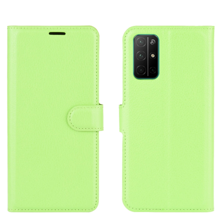 For Huawei Honor 30S Litchi Texture Horizontal Flip Protective Case with Holder & Card Slots & Wallet