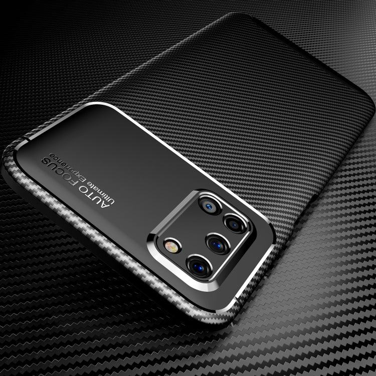 For OPPO A52 Carbon Fiber Texture Shockproof TPU Case
