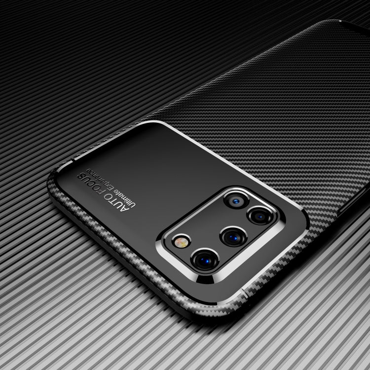 For OPPO A52 Carbon Fiber Texture Shockproof TPU Case