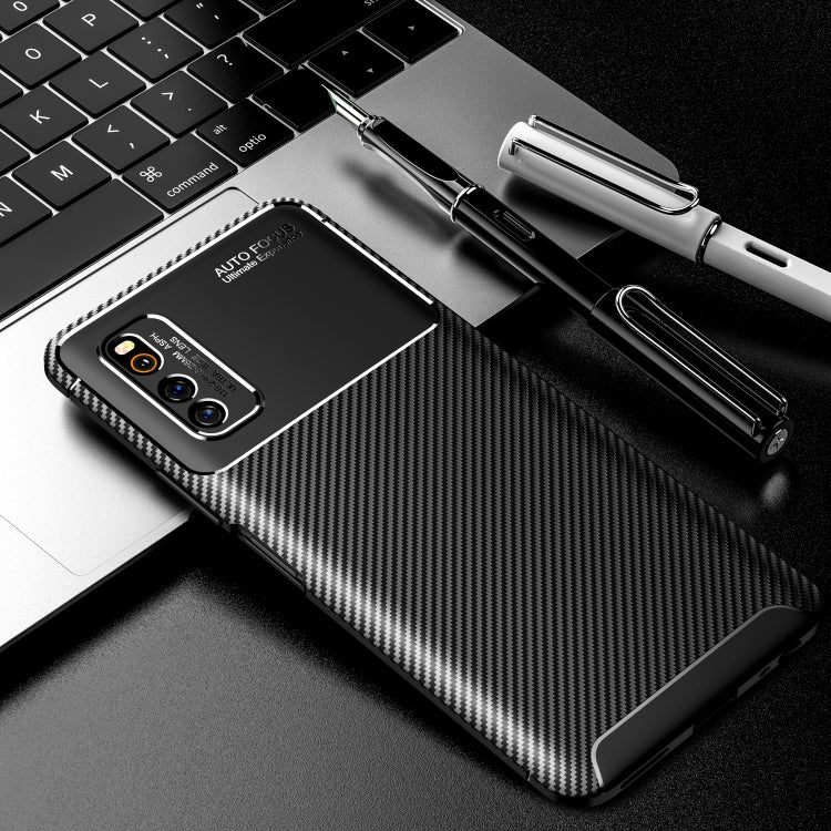 For vivo iQOO Neo3 5G Carbon Fiber Texture Shockproof TPU Case