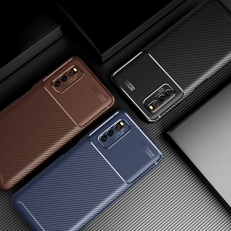 For vivo iQOO Neo3 5G Carbon Fiber Texture Shockproof TPU Case