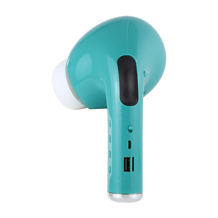 MK-201 Large Earphone Shape Bluetooth Speaker Wireless 3D Stereo Outdoor Portable Speaker, Support Hands-free Calling & FM & TF Card / USB Flash Disk / 3.5mm AUX Music Play