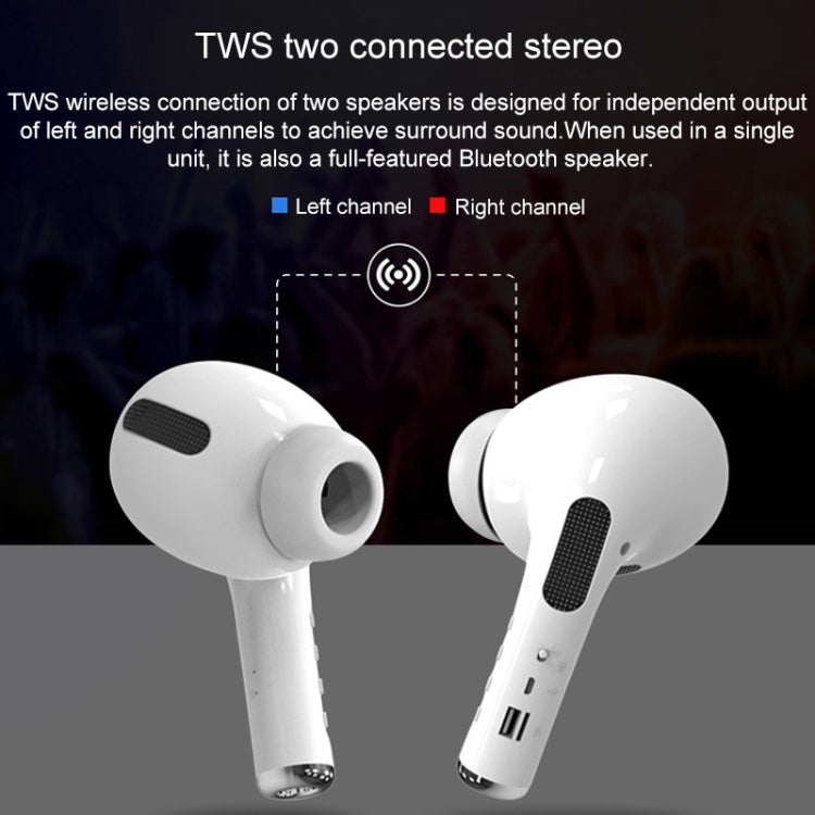MK-201 Large Earphone Shape Bluetooth Speaker Wireless 3D Stereo Outdoor Portable Speaker, Support Hands-free Calling & FM & TF Card / USB Flash Disk / 3.5mm AUX Music Play