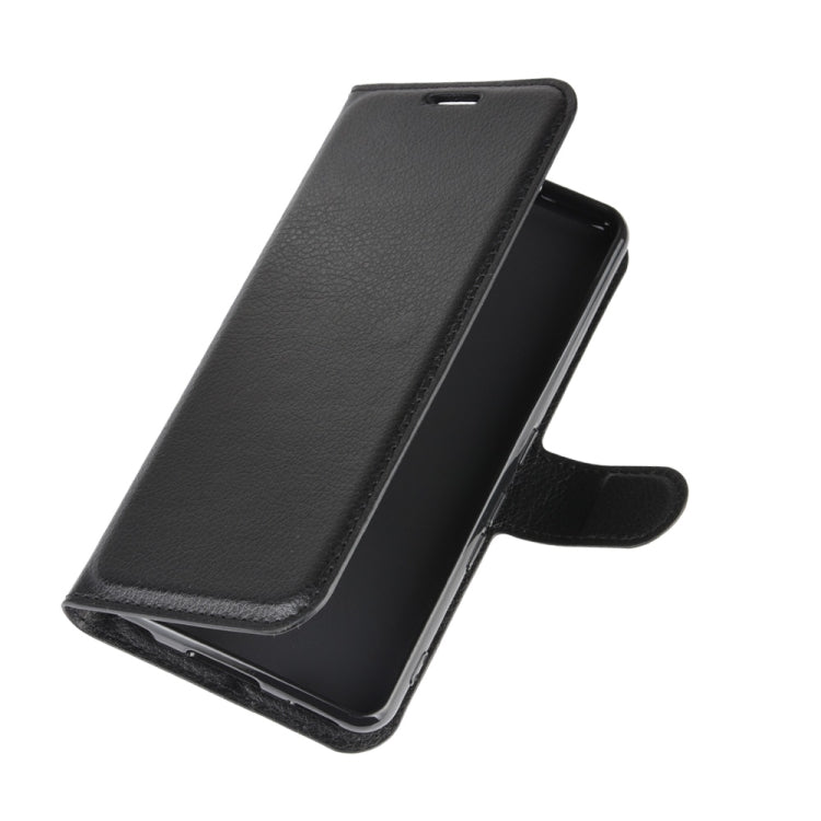 For Arrows Be4 F-41A Litchi Texture Horizontal Flip Protective Case with Holder & Card Slots & Wallet