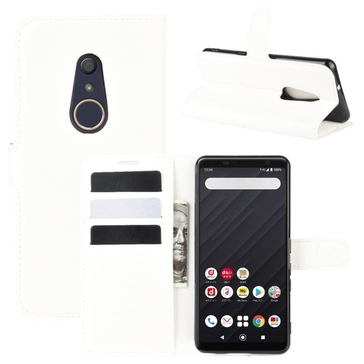 For Arrows Be4 F-41A Litchi Texture Horizontal Flip Protective Case with Holder & Card Slots & Wallet