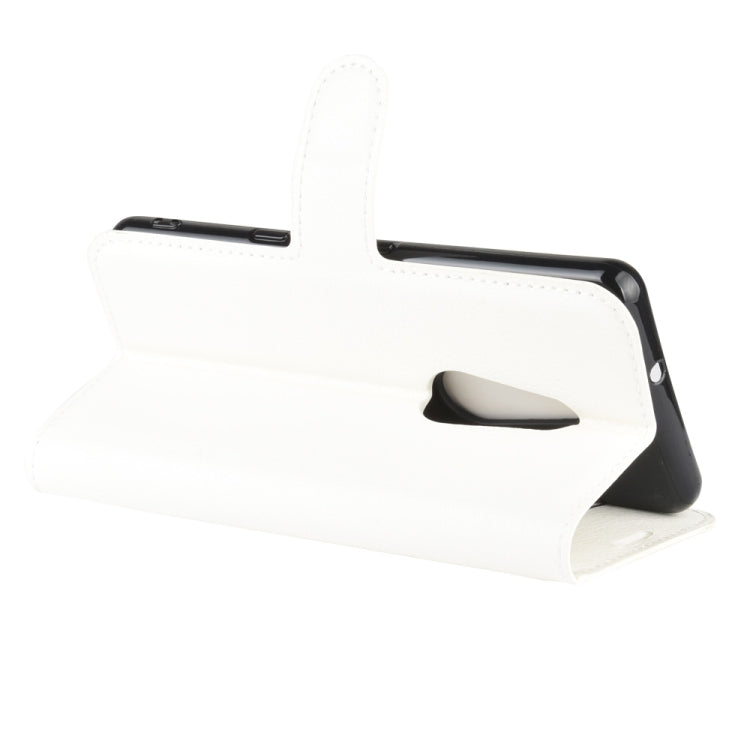 For Arrows Be4 F-41A Litchi Texture Horizontal Flip Protective Case with Holder & Card Slots & Wallet