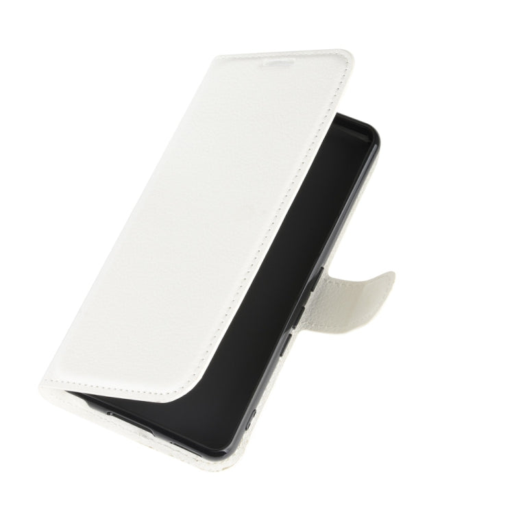 For Arrows Be4 F-41A Litchi Texture Horizontal Flip Protective Case with Holder & Card Slots & Wallet