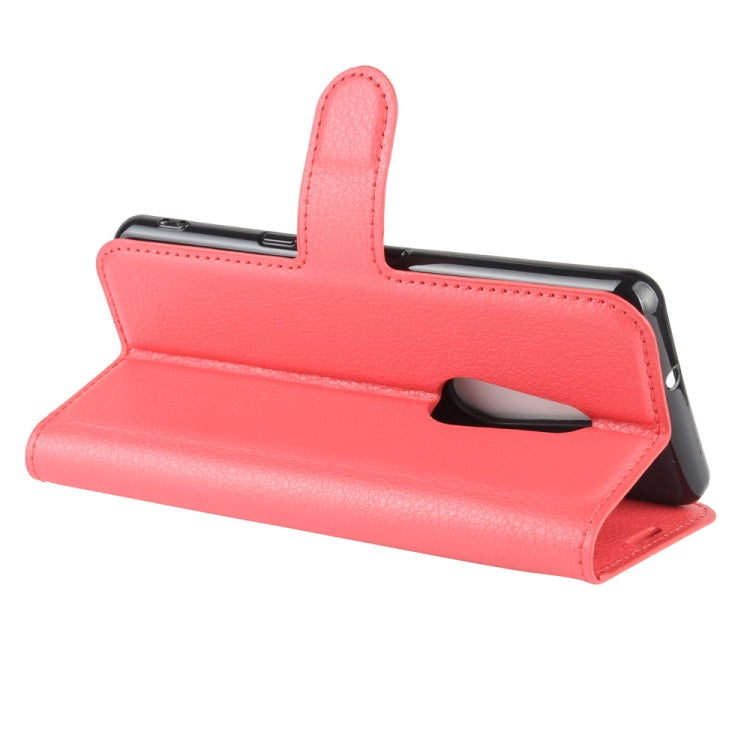 For Arrows Be4 F-41A Litchi Texture Horizontal Flip Protective Case with Holder & Card Slots & Wallet