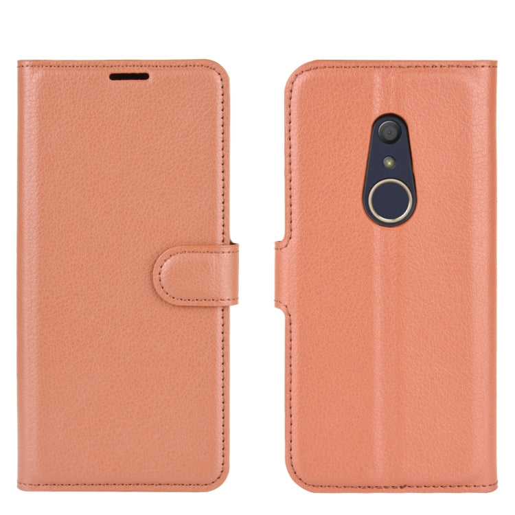 For Arrows Be4 F-41A Litchi Texture Horizontal Flip Protective Case with Holder & Card Slots & Wallet