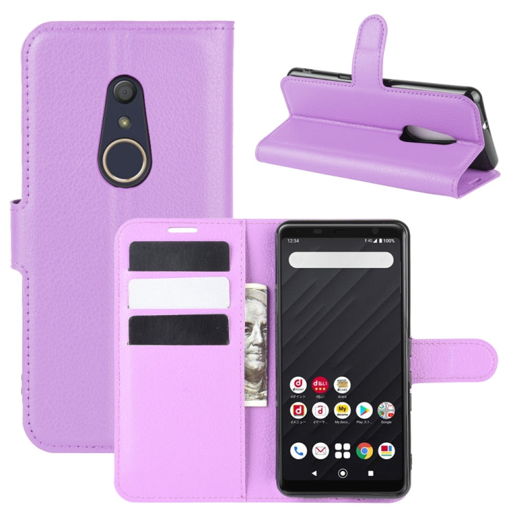 For Arrows Be4 F-41A Litchi Texture Horizontal Flip Protective Case with Holder & Card Slots & Wallet