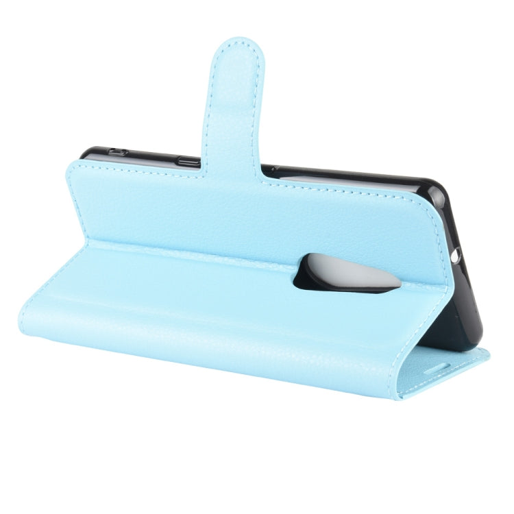 For Arrows Be4 F-41A Litchi Texture Horizontal Flip Protective Case with Holder & Card Slots & Wallet