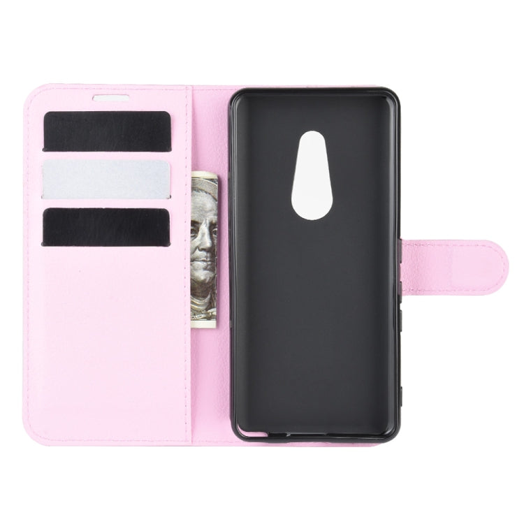 For Arrows Be4 F-41A Litchi Texture Horizontal Flip Protective Case with Holder & Card Slots & Wallet