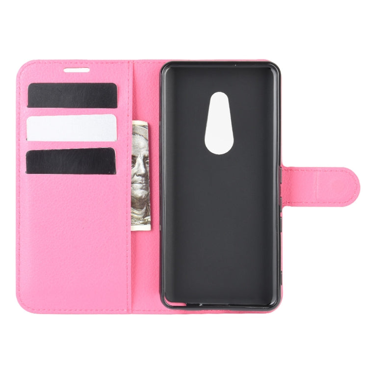 For Arrows Be4 F-41A Litchi Texture Horizontal Flip Protective Case with Holder & Card Slots & Wallet