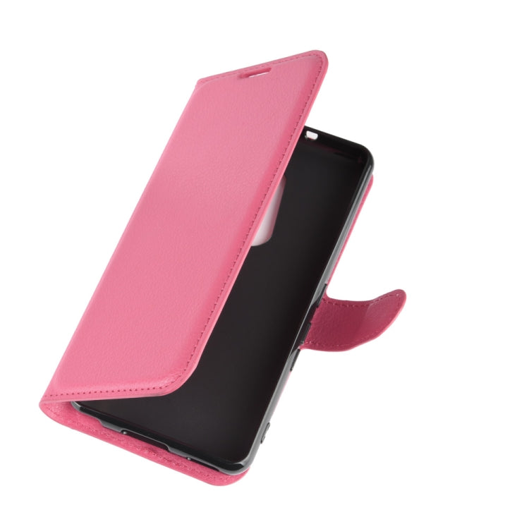 For Arrows Be4 F-41A Litchi Texture Horizontal Flip Protective Case with Holder & Card Slots & Wallet