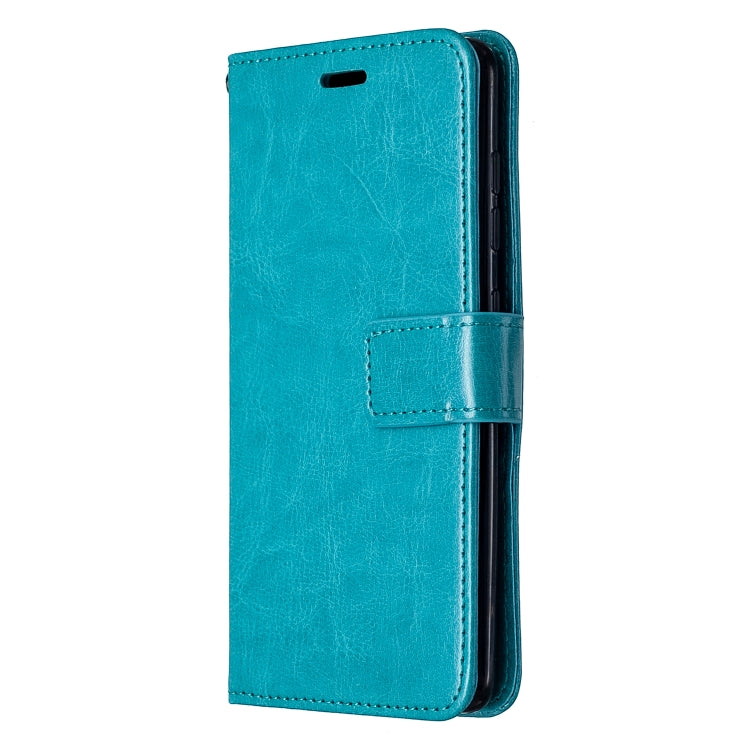 For Galaxy A41 Crazy Horse Texture Horizontal Flip Leather Case with Holder & Card Slots & Wallet & Photo Frame