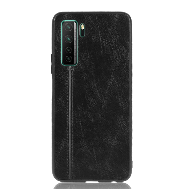 For Huawei Nova 7 SE Shockproof Sewing Cow Pattern Skin PC + PU + TPU Case
