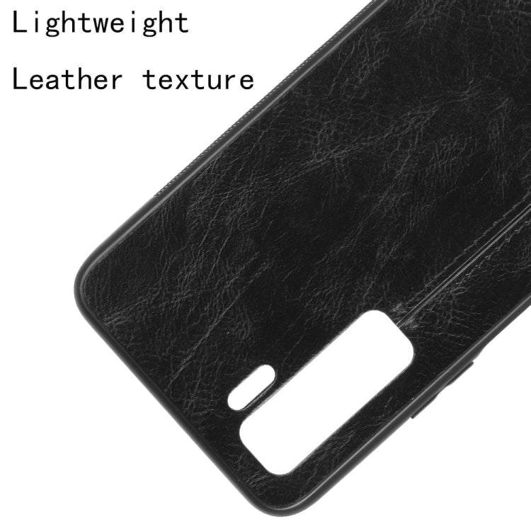 For Huawei Nova 7 SE Shockproof Sewing Cow Pattern Skin PC + PU + TPU Case