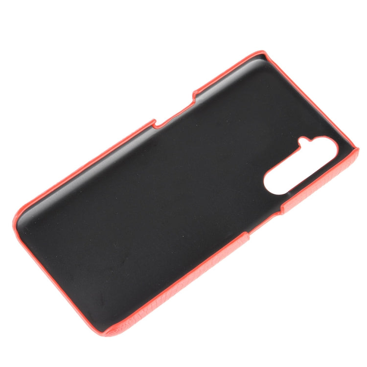 For Oppo Realme 6 Shockproof Crocodile Texture PC + PU Case