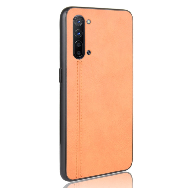 For Oppo Find X2 Lite Shockproof Sewing Cow Pattern Skin PC + PU + TPU Case