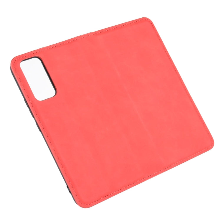 For Huawei Honor 30 Retro-skin Business Magnetic Suction Leather Case with Holder & Card Slots & Wallet