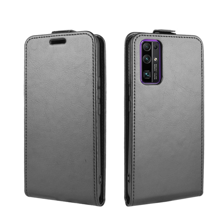 For Huawei Honor 30 R64 Texture Single Vertical Flip Leather Protective Case with Card Slots & Photo Frame