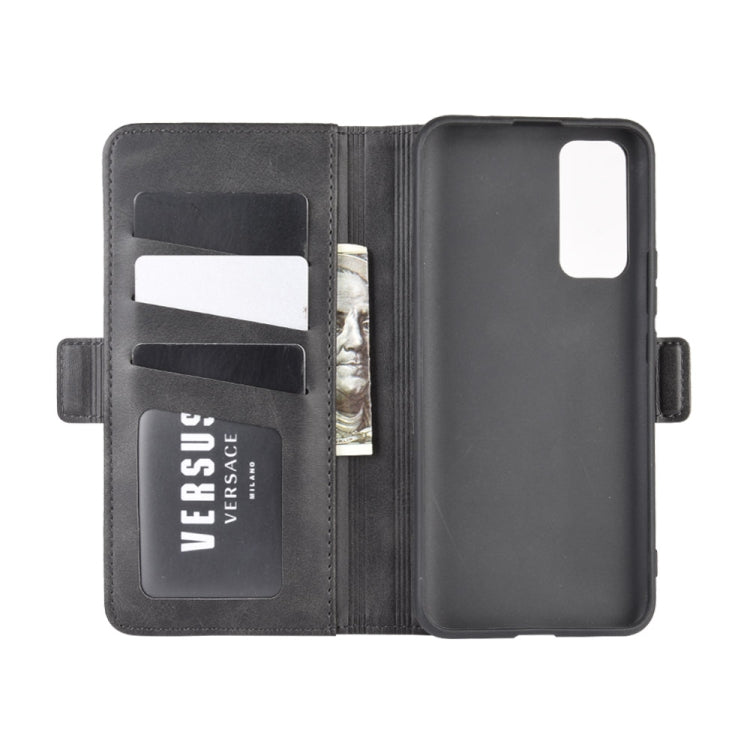 For Huawei Honor 30 Dual-side Magnetic Buckle Horizontal Flip Leather Case with Holder & Card Slots & Wallet