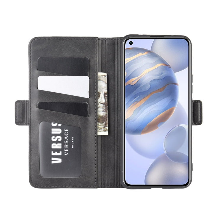 For Huawei Honor 30 Dual-side Magnetic Buckle Horizontal Flip Leather Case with Holder & Card Slots & Wallet