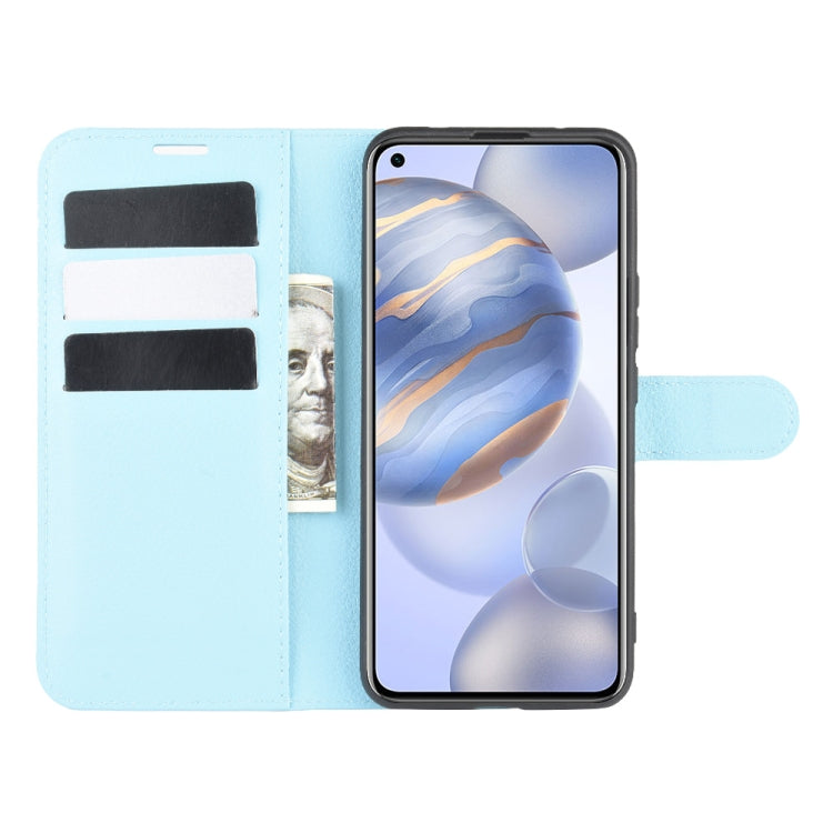 For Huawei Honor 30 Litchi Texture Horizontal Flip Protective Case with Holder & Card Slots & Wallet