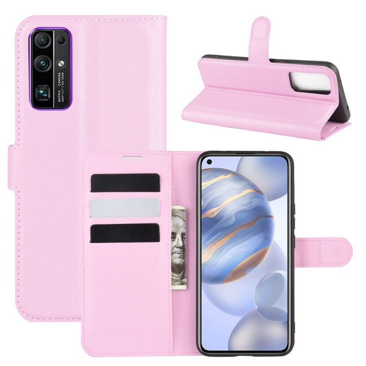 For Huawei Honor 30 Litchi Texture Horizontal Flip Protective Case with Holder & Card Slots & Wallet