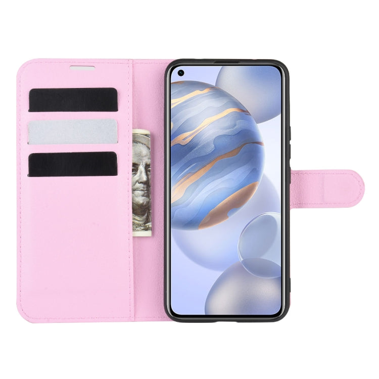 For Huawei Honor 30 Litchi Texture Horizontal Flip Protective Case with Holder & Card Slots & Wallet