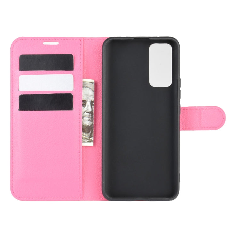 For Huawei Honor 30 Litchi Texture Horizontal Flip Protective Case with Holder & Card Slots & Wallet